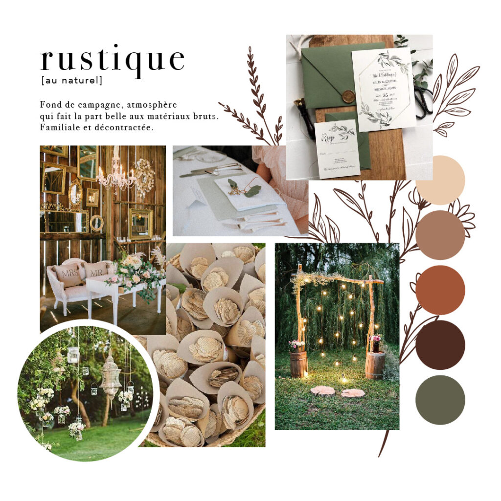 moodboard mariage style