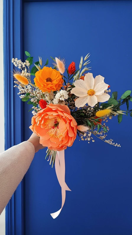 fleurs en papier bouquet de mariage